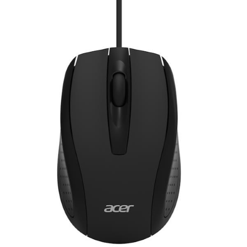 Acer - Mouse - 3 pulsanti - cablato - USB - nero - bulk